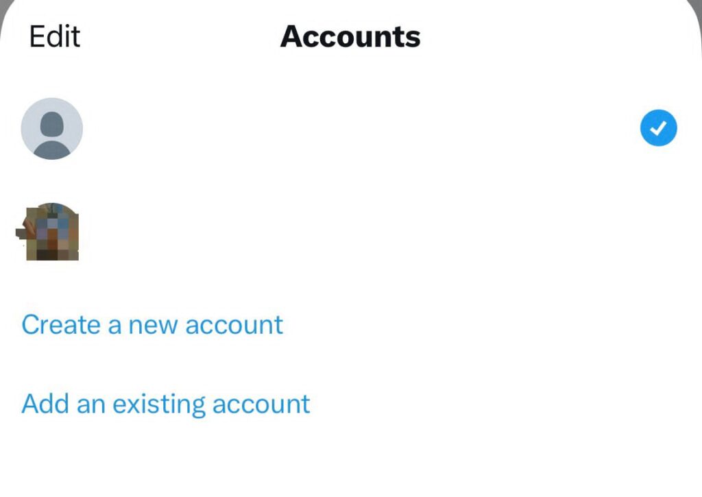 Schermata di Tweetdelete della pagina "aggiungi un account" di Twitter.