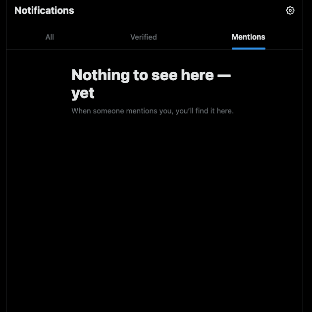 Schermata di TweetDelete della casella di notifica di un utente di Twitter.