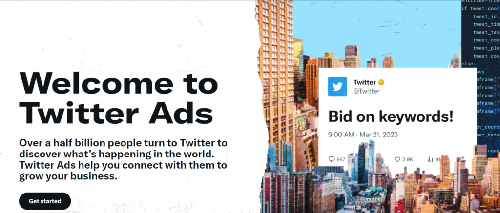 A picture of TweetDelete’s screenshot of Twitter’s Ad Manager on a desktop page. 