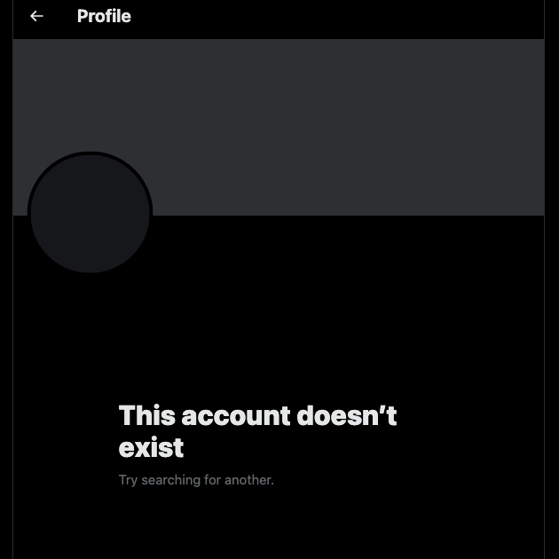 TweetDelete’s screenshot of non-existent X account notification.