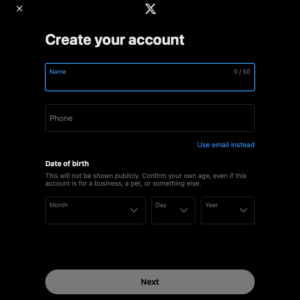 Créer un compte Twitter | Rejoignez X dès aujourd’hui | TweetSupprimer