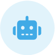 Roboter-Symbol, das die automatische Löschung symbolisiert.