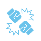 Fighting icon.