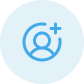 User icon.